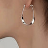 Alloy Geometric Mobius Earrings With Electroplating For Women