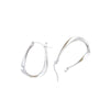 Alloy Geometric Mobius Earrings With Electroplating For Women