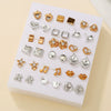 Alloy Geometric Multipattern Cartoon Earrings Electroplated Manufacturer Wholesale