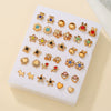 Alloy Geometric Multipattern Cartoon Earrings Electroplated Manufacturer Wholesale