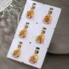 Alloy Geometric Niche Style Electroplated Microinlaid Zircon Necklace Pendant