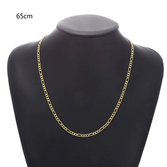Alloy Geometric Nk Chain Necklace Jewelry Electroplating For Men And Women
