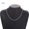 Alloy Geometric Nk Chain Necklace Jewelry Electroplating For Men And Women