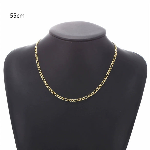 Alloy Geometric Nk Chain Necklace Jewelry Electroplating For Men And Women