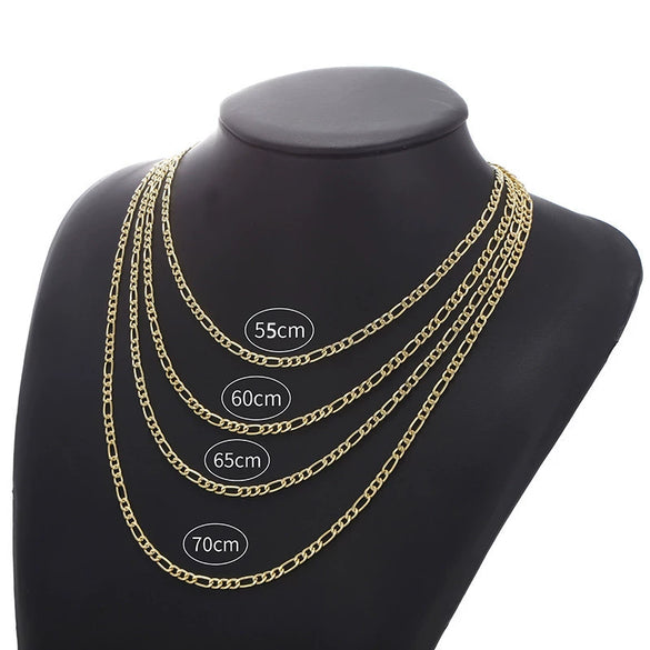 Alloy Geometric Nk Chain Necklace Jewelry Electroplating For Men And Women