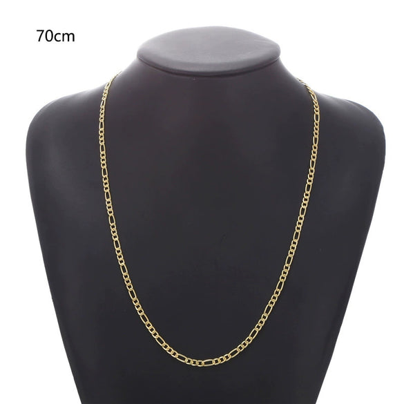 Alloy Geometric Nk Chain Necklace Jewelry Electroplating For Men And Women