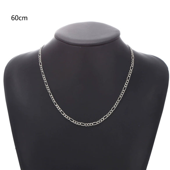 Alloy Geometric Nk Chain Necklace Jewelry Electroplating For Men And Women