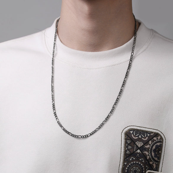 Alloy Geometric Nk Chain Necklace Jewelry Electroplating For Men And Women