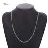 Alloy Geometric Nk Chain Necklace Jewelry Electroplating For Men And Women
