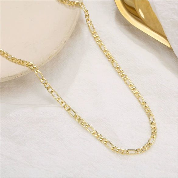 Alloy Geometric Nk Chain Necklace Jewelry Electroplating For Men And Women