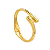 Alloy Geometric Open Metal Bracelet With Diamond Design