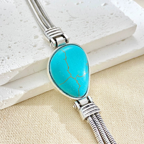 Alloy Geometric Oval Bracelet With Electroplating Design For Men And Women