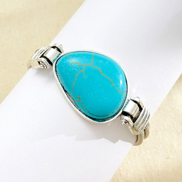Alloy Geometric Oval Bracelet With Electroplating Design For Men And Women