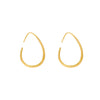 Alloy Geometric Oval Women's Earrings With Electroplating