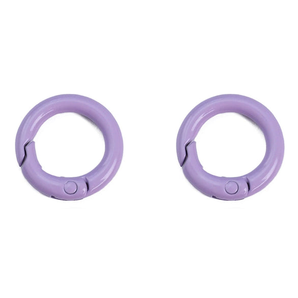 Alloy Geometric Painted Round Handmade Key Ring And Mobile Phone Chain Jewelry Accessories