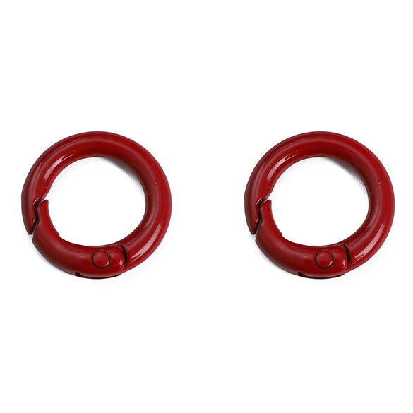 Alloy Geometric Painted Round Handmade Key Ring And Mobile Phone Chain Jewelry Accessories