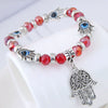Alloy Geometric Palm Pendant Bracelet Jewelry Electroplated For Women