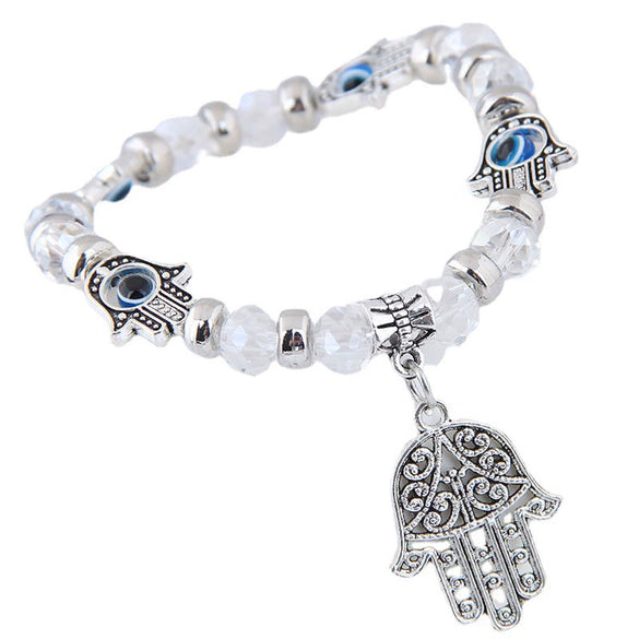 Alloy Geometric Palm Pendant Bracelet Jewelry Electroplated For Women