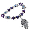 Alloy Geometric Palm Pendant Bracelet Jewelry Electroplated For Women