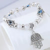 Alloy Geometric Palm Pendant Bracelet Jewelry Electroplated For Women