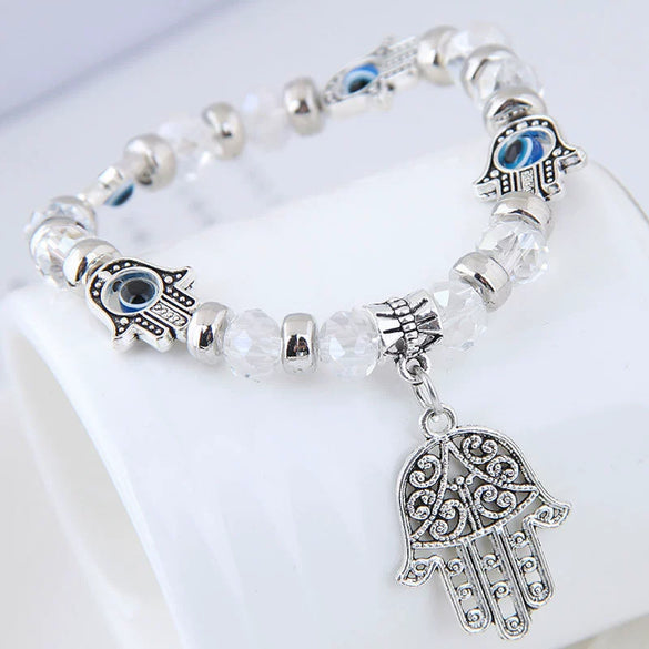 Alloy Geometric Palm Pendant Bracelet Jewelry Electroplated For Women