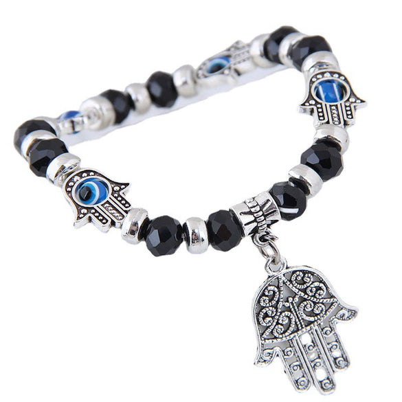 Alloy Geometric Palm Pendant Bracelet Jewelry Electroplated For Women