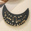 Alloy Geometric Pattern Fivepointed Star Electroplated Women's Earring Set