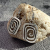 Alloy Geometric Pendant Earrings Electroplated