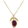 Alloy Geometric Pomegranate Gold Plated Necklace For Women