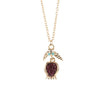 Alloy Geometric Pomegranate Gold Plated Necklace For Women