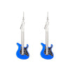 Alloy Geometric Punk Electric Guitar Earrings For Women With Electroplating