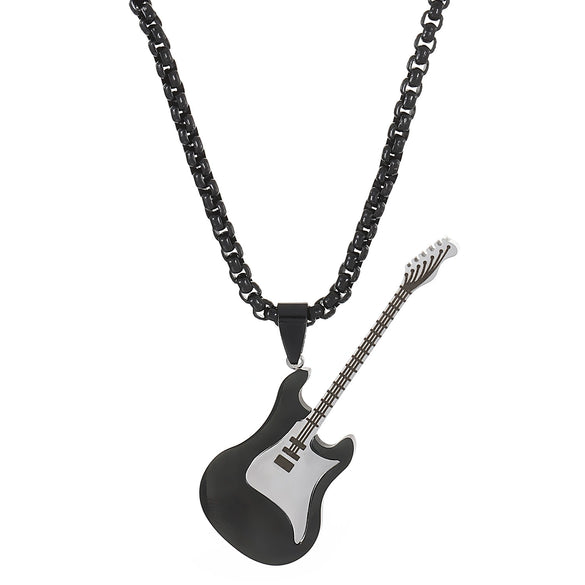 Alloy Geometric Punk Electric Guitar Earrings For Women With Electroplating
