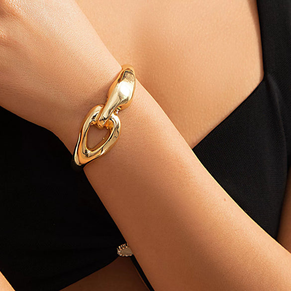 Alloy Geometric Punk Style Clavicle Chain Choker Jewelry