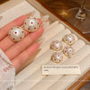 Alloy Geometric Red Polka Dot Electroplating Women's Earrings