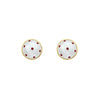 Alloy Geometric Red Polka Dot Electroplating Women's Earrings