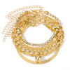 Alloy Geometric Retro Electroplating Multilayer Claw Chain Diamond Women's Bracelet