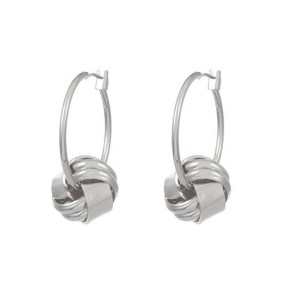 Alloy Geometric Retro Exaggerated Creative Women's Earrings With Electroplating Design
