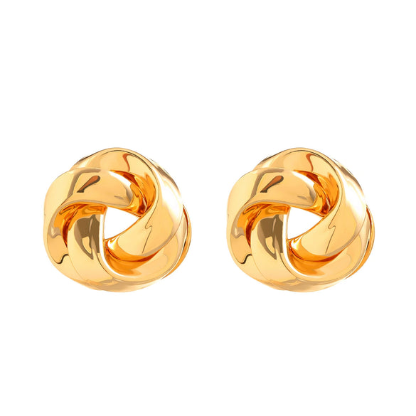 Alloy Geometric Retro Exaggerated Creative Women's Earrings With Electroplating Design