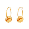 Alloy Geometric Retro Exaggerated Creative Women's Earrings With Electroplating Design