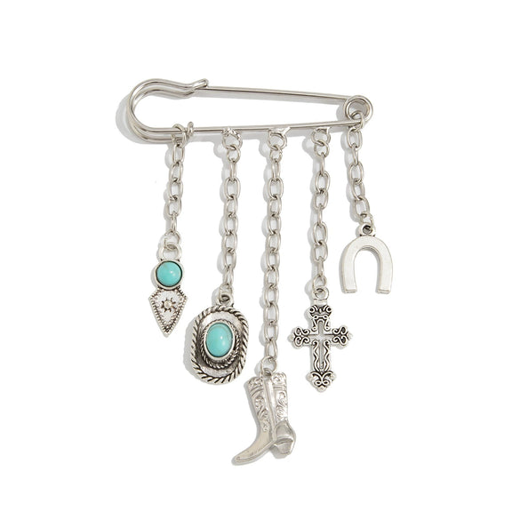 Alloy Geometric Retro Pendant Anklet For Women