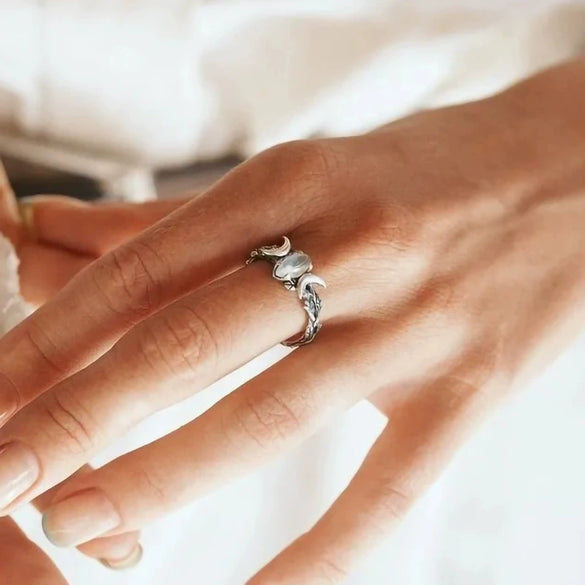 Alloy Geometric Retro Personality Unisex Ring With Electroplating