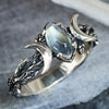 Alloy Geometric Retro Personality Unisex Ring With Electroplating