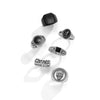 Alloy Geometric Retro Set Of Rings For Men With Electroplating