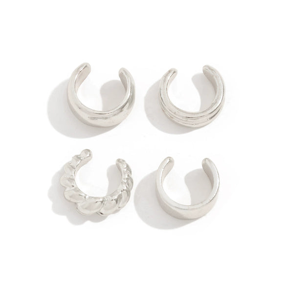 Alloy Geometric Retro Style Earring Suit With Electroplating Treatment