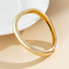 Alloy Geometric Rhombus Exaggerated Style Electroplated Bracelet And Ring Jewelry