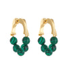 Alloy Geometric Round Bead Manual Design Women's Earrings