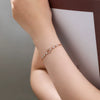Alloy Geometric Round Electroplating Simple Pull Women's Bracelet