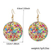 Alloy Geometric Round Handmade Earrings For Women