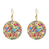 Alloy Geometric Round Handmade Earrings For Women