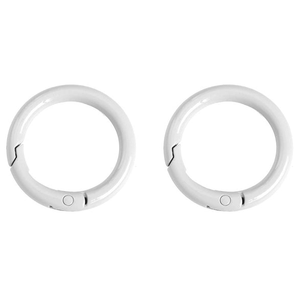 Alloy Geometric Round Spray Painted Mobile Phone Chain Key Chain Hook Buckle Ring